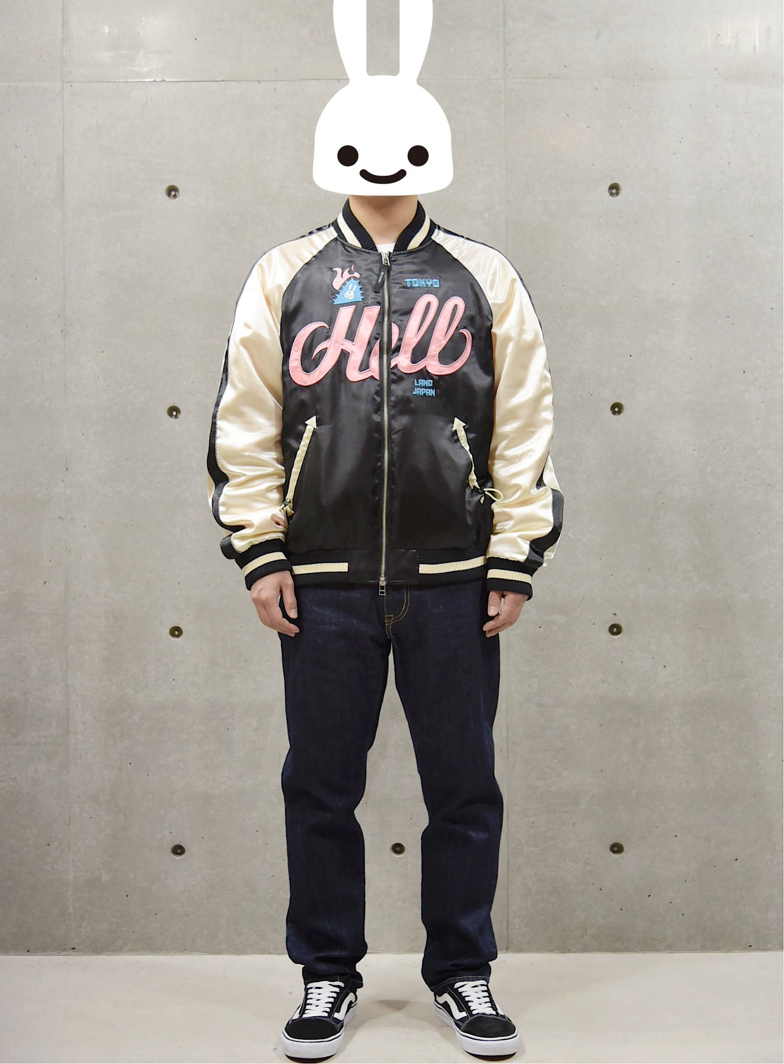 極美品 CUNE スーベニア うさぎ スタジャン L サイズ THLJ キューン THLJスーベニアのスカジャン – CUNE