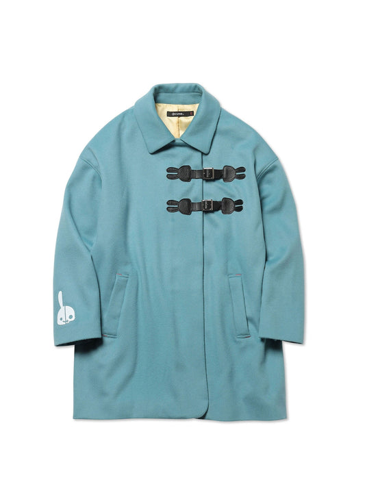 DDDC メルトンレザーストラップハーフコート