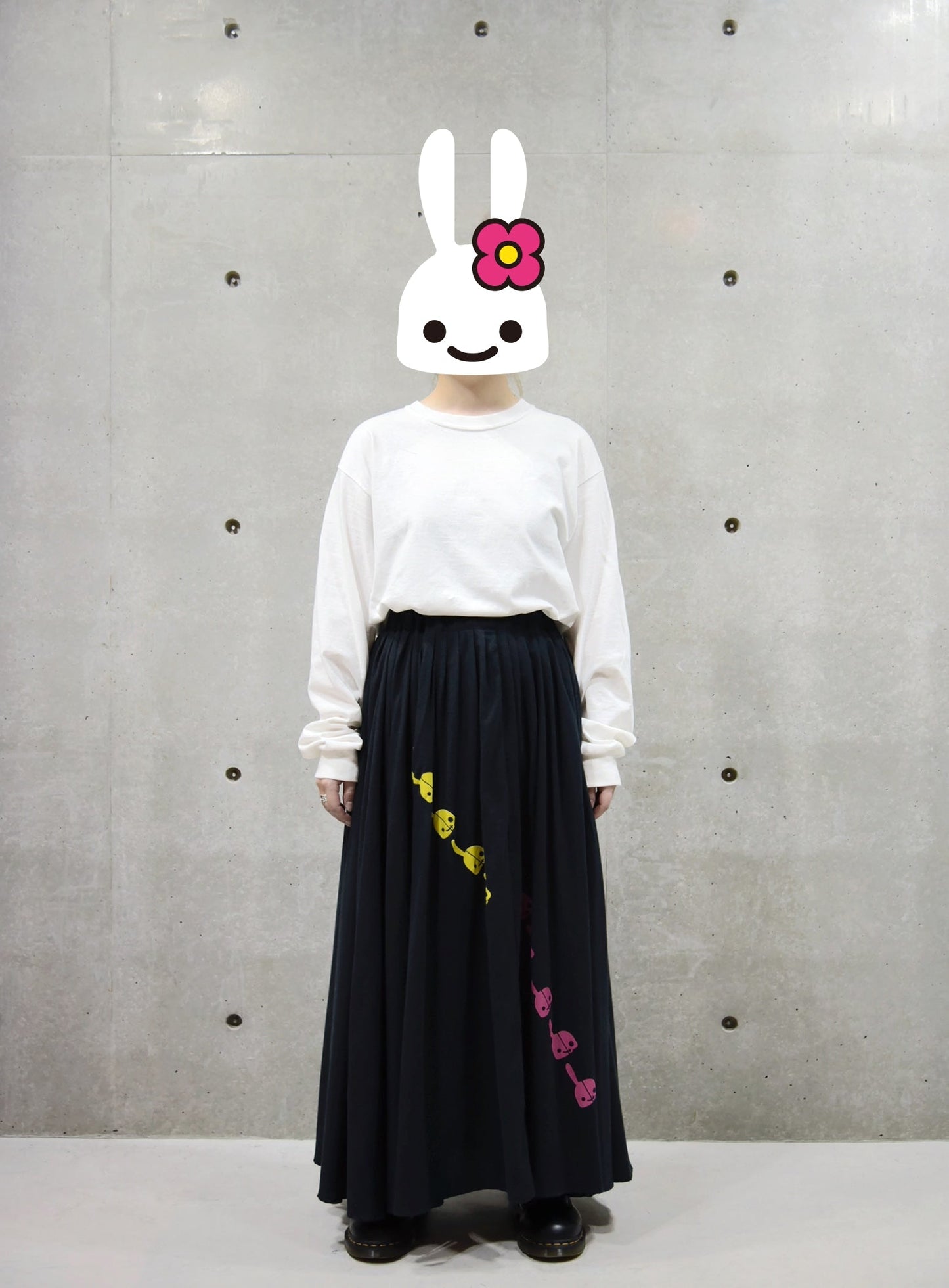 DDDC ロングギャザースカート