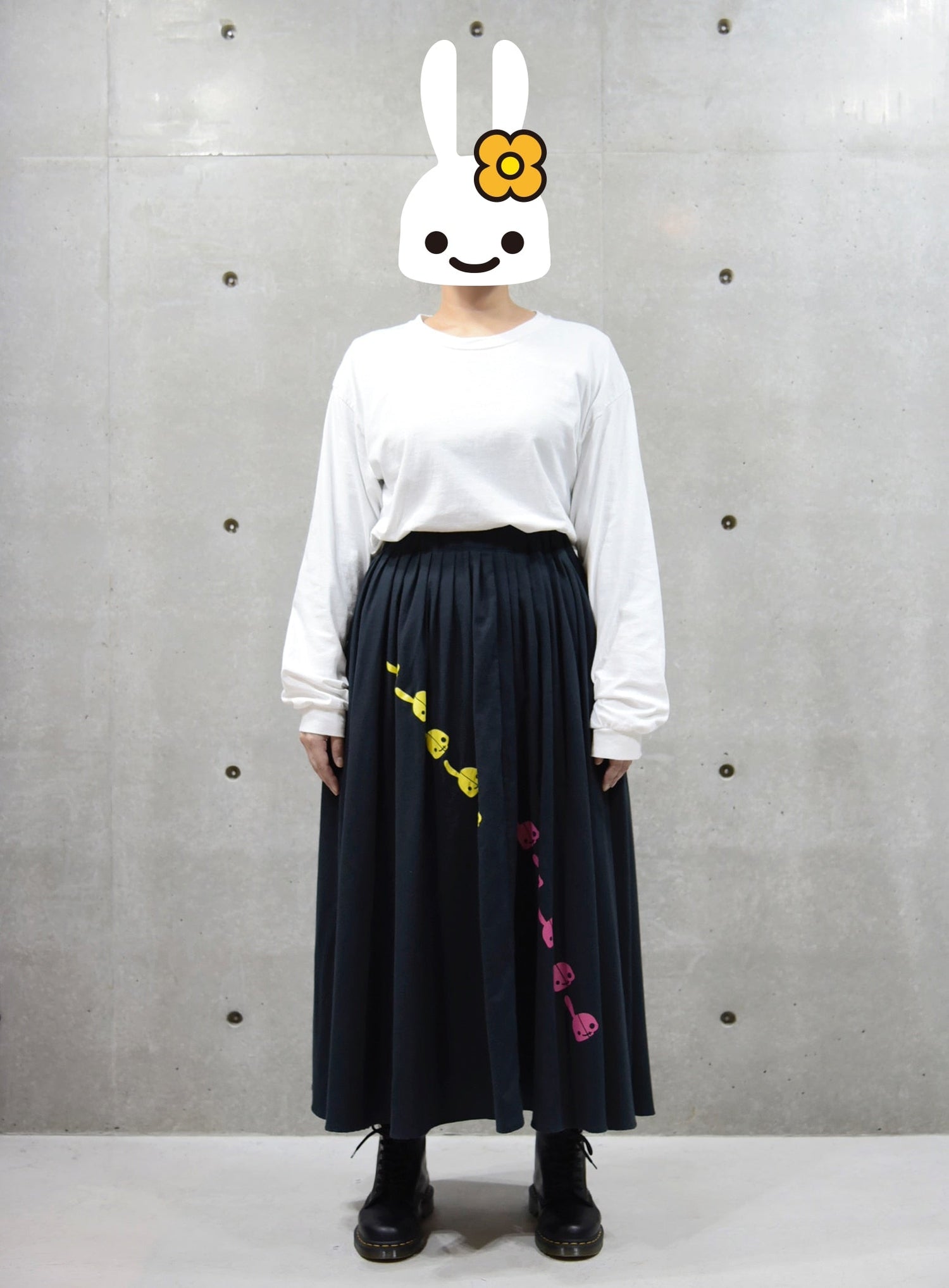 DDDC ロングギャザースカート