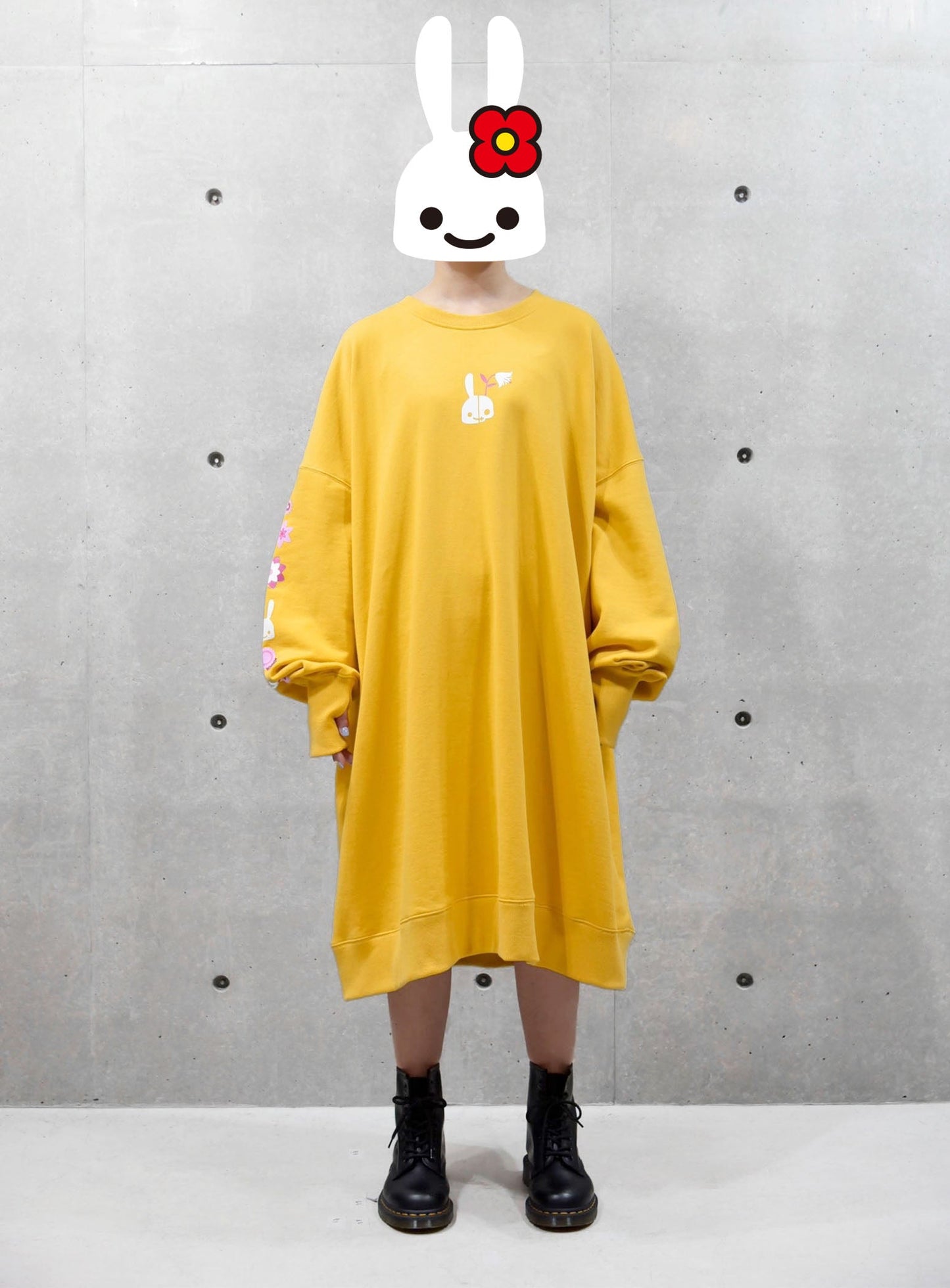DDDC 裏毛ワイドワンピース