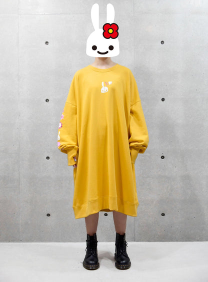 DDDC 裏毛ワイドワンピース