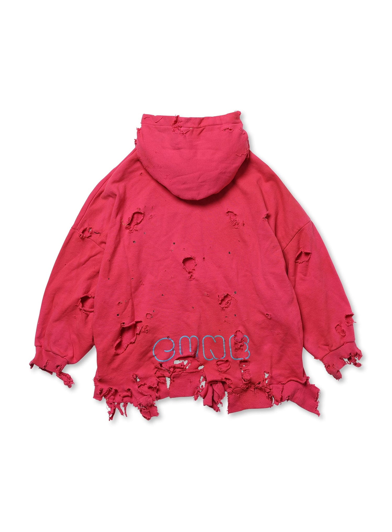 ボロボロなDDDC ワイドプルオーバーパーカー