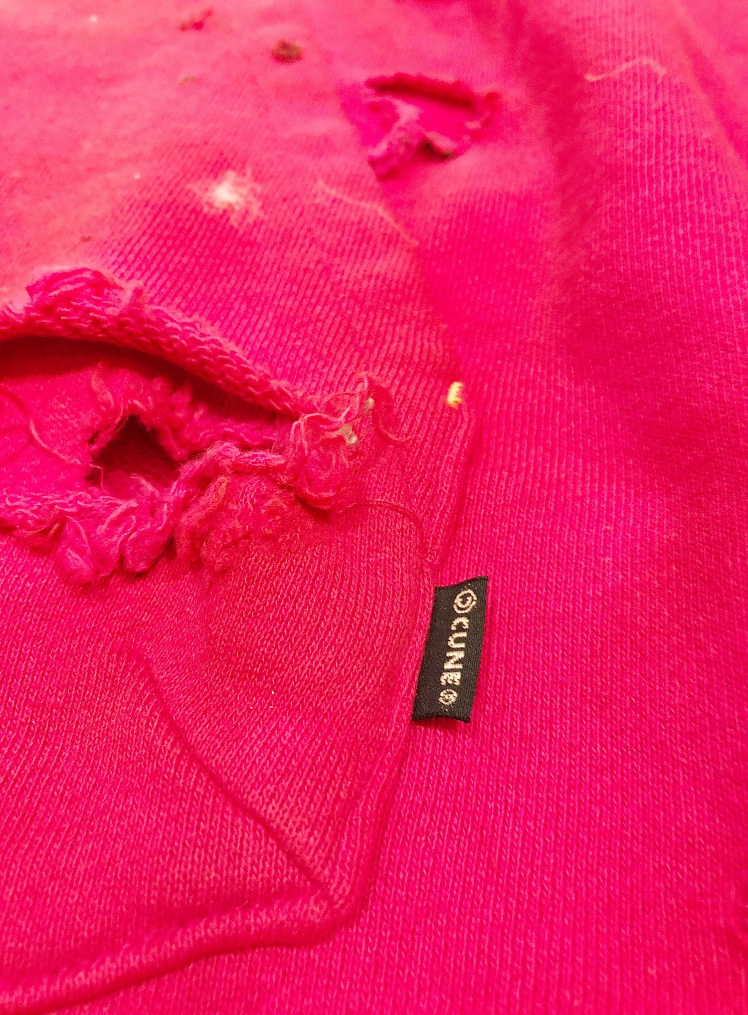 ボロボロなDDDC ワイドプルオーバーパーカー