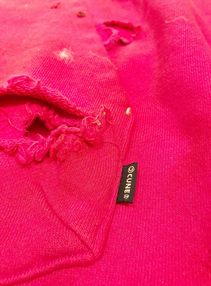 ボロボロなDDDC ワイドプルオーバーパーカー