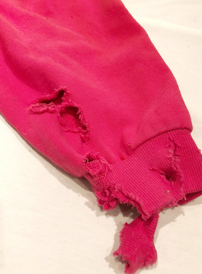 ボロボロなDDDC ワイドプルオーバーパーカー