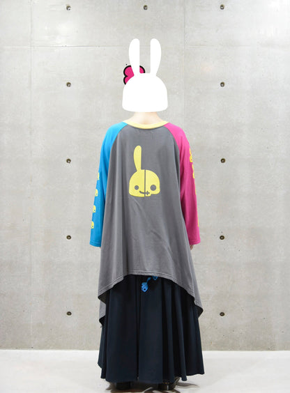 DDDC ラグランドレープカットソー