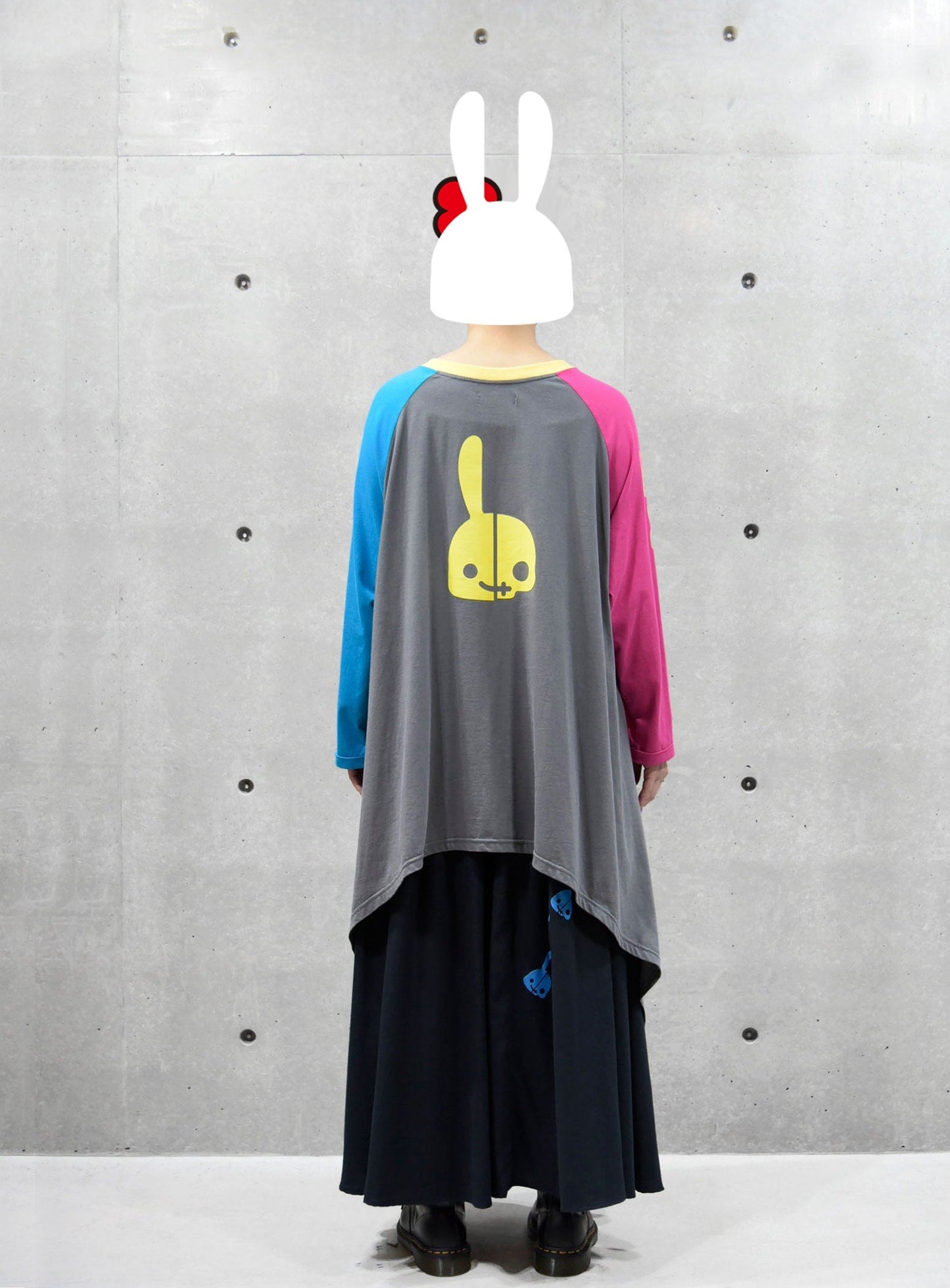 DDDC ラグランドレープカットソー