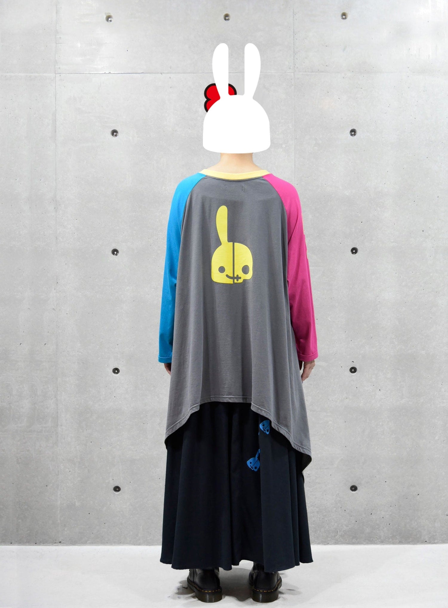 DDDC ラグランドレープカットソー