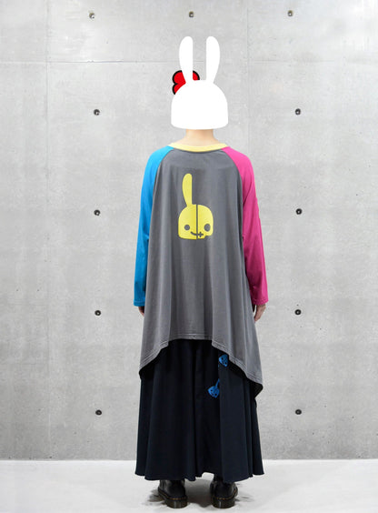 DDDC ラグランドレープカットソー