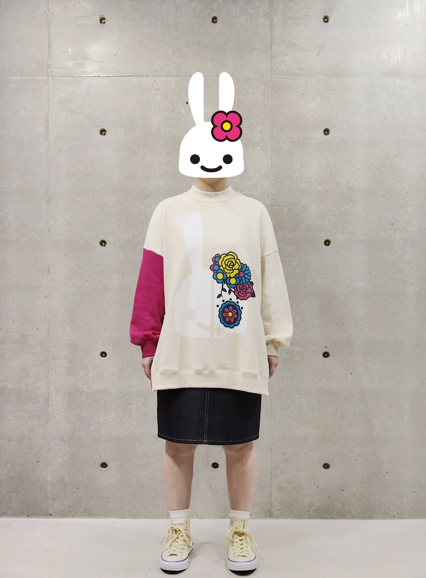 DDDC サイドジップモックネックスウェット