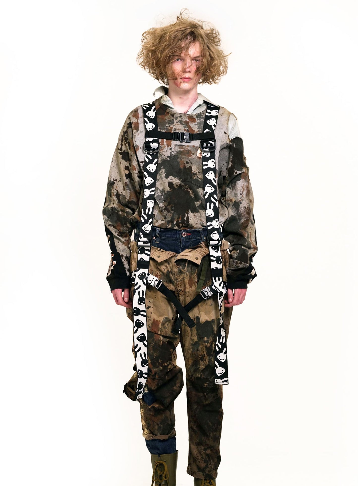 ボロボロな登山パンツ