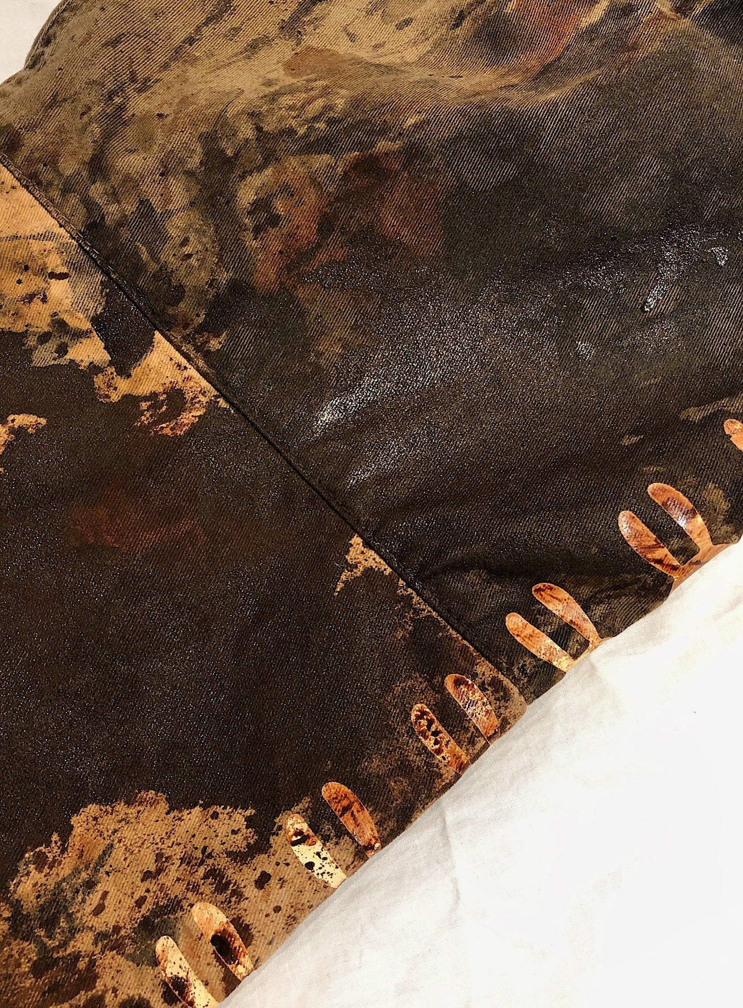 ボロボロな登山パンツ