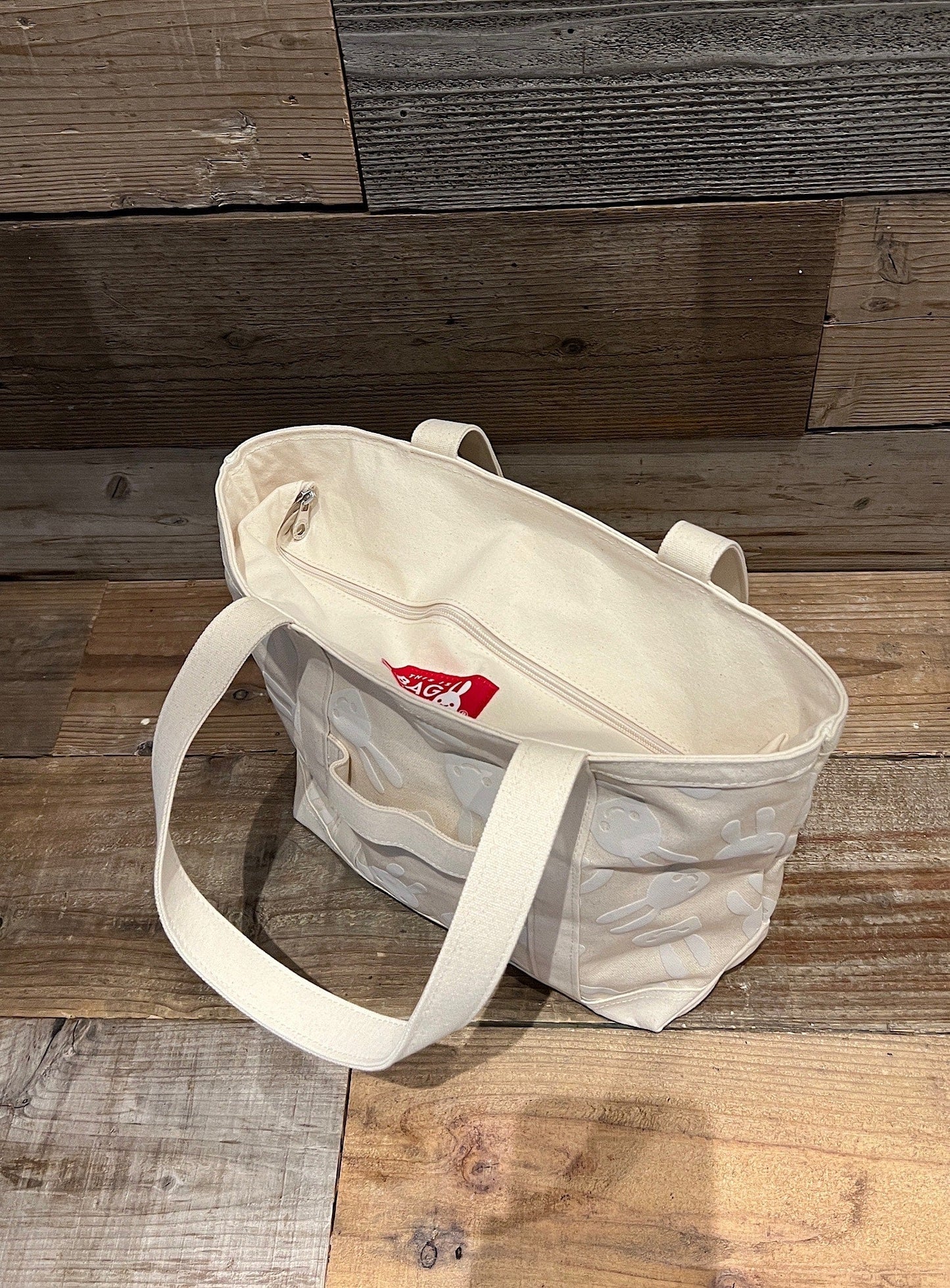 発泡プリントトートバッグ M