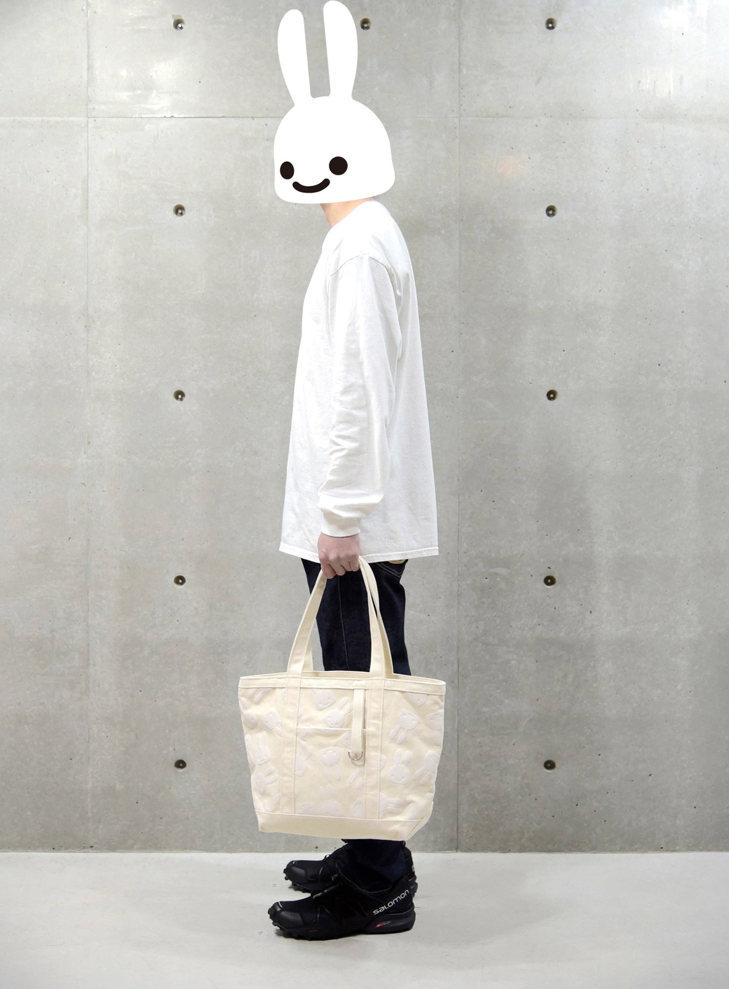 発泡プリントトートバッグ M