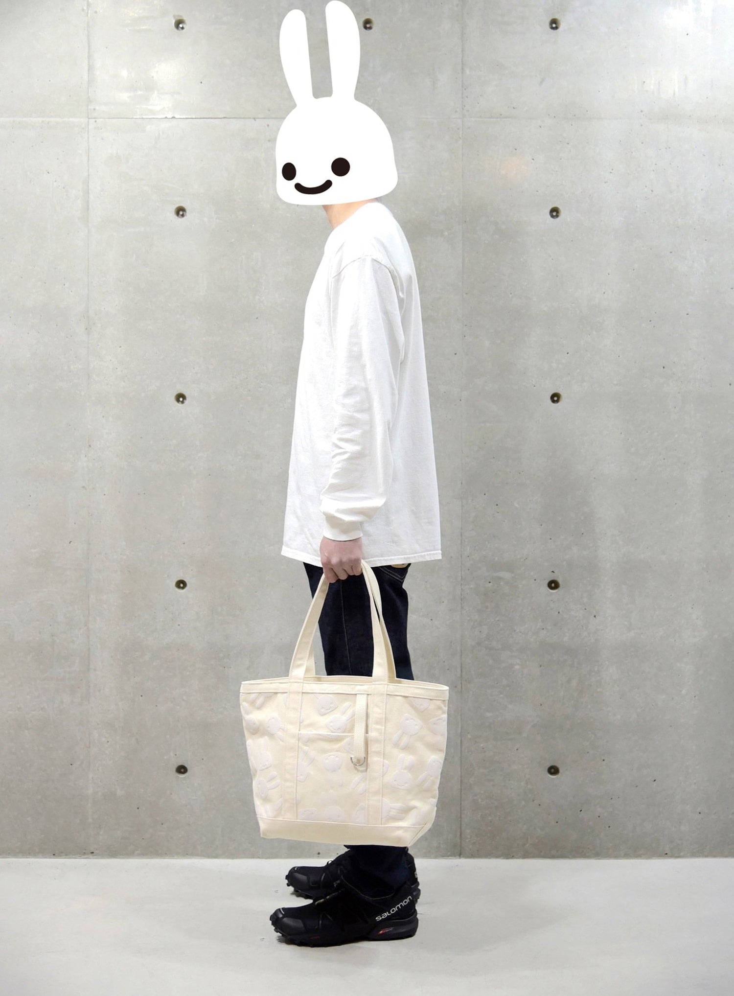 発泡プリントトートバッグ M