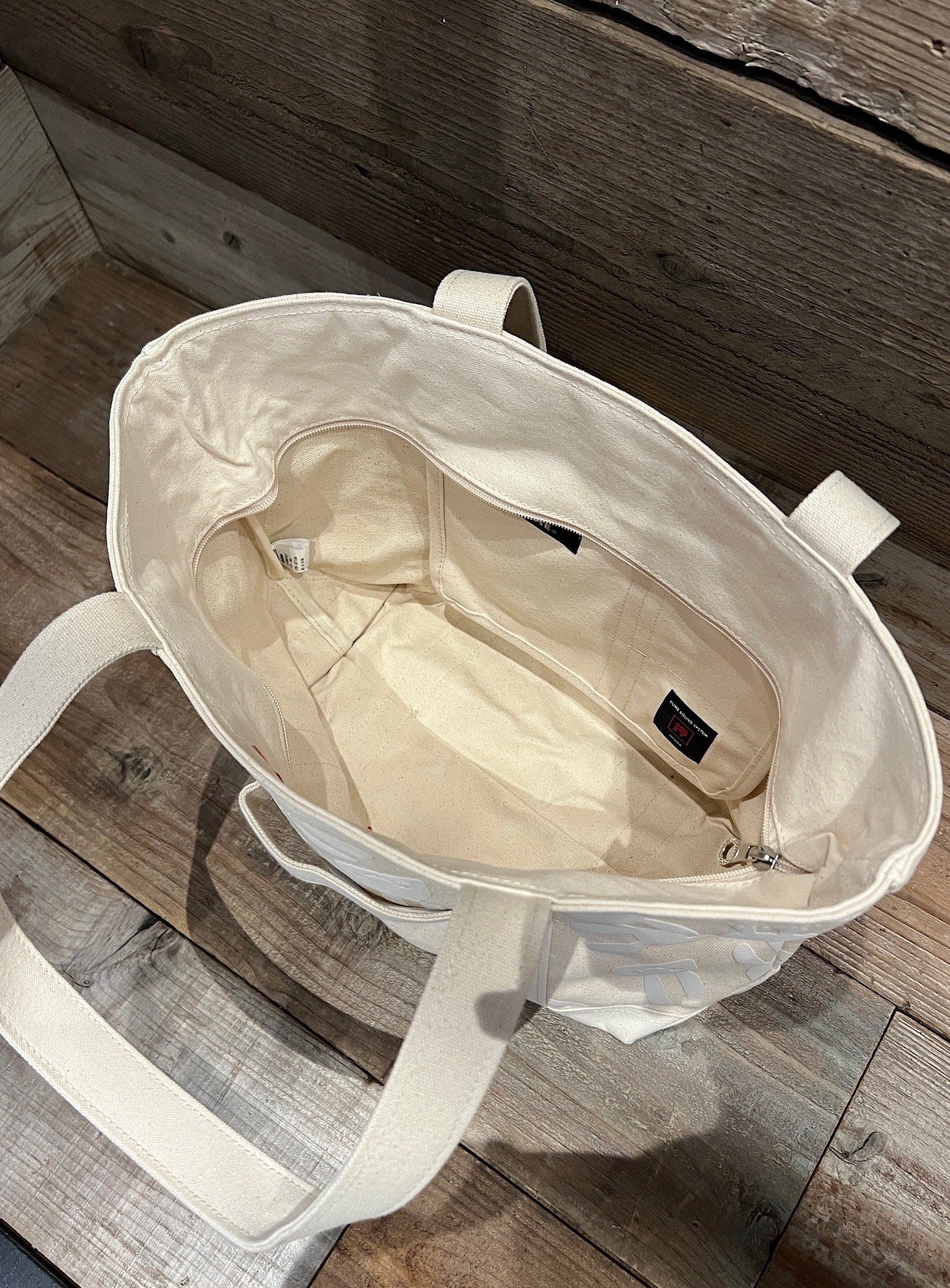 発泡プリントトートバッグ L