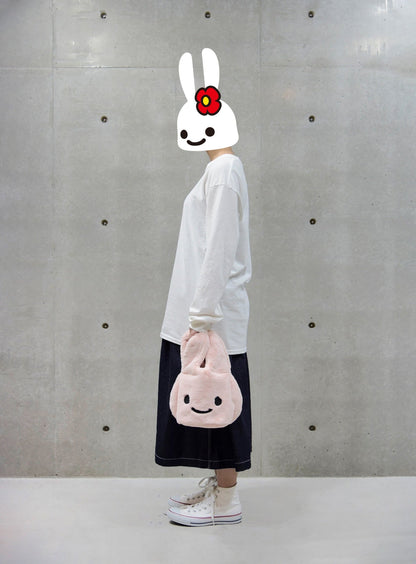ふわふわウサギバッグ S
