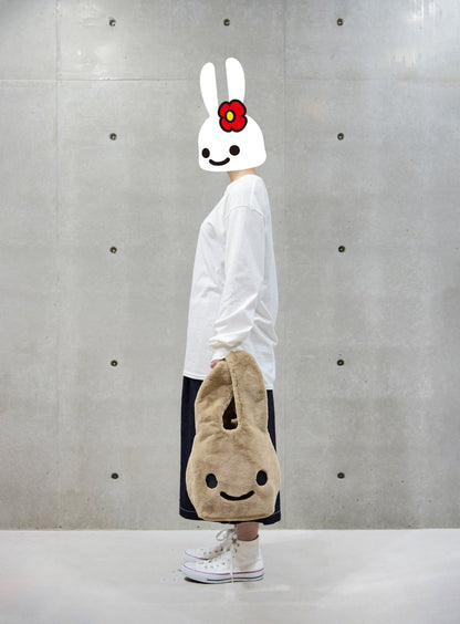 ふわふわウサギバッグ M