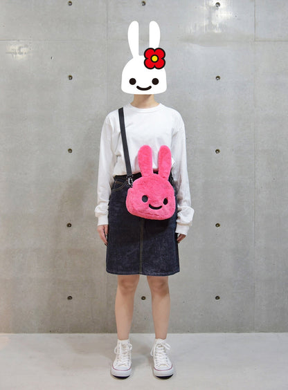 もこもこウサギショルダーバッグ 大
