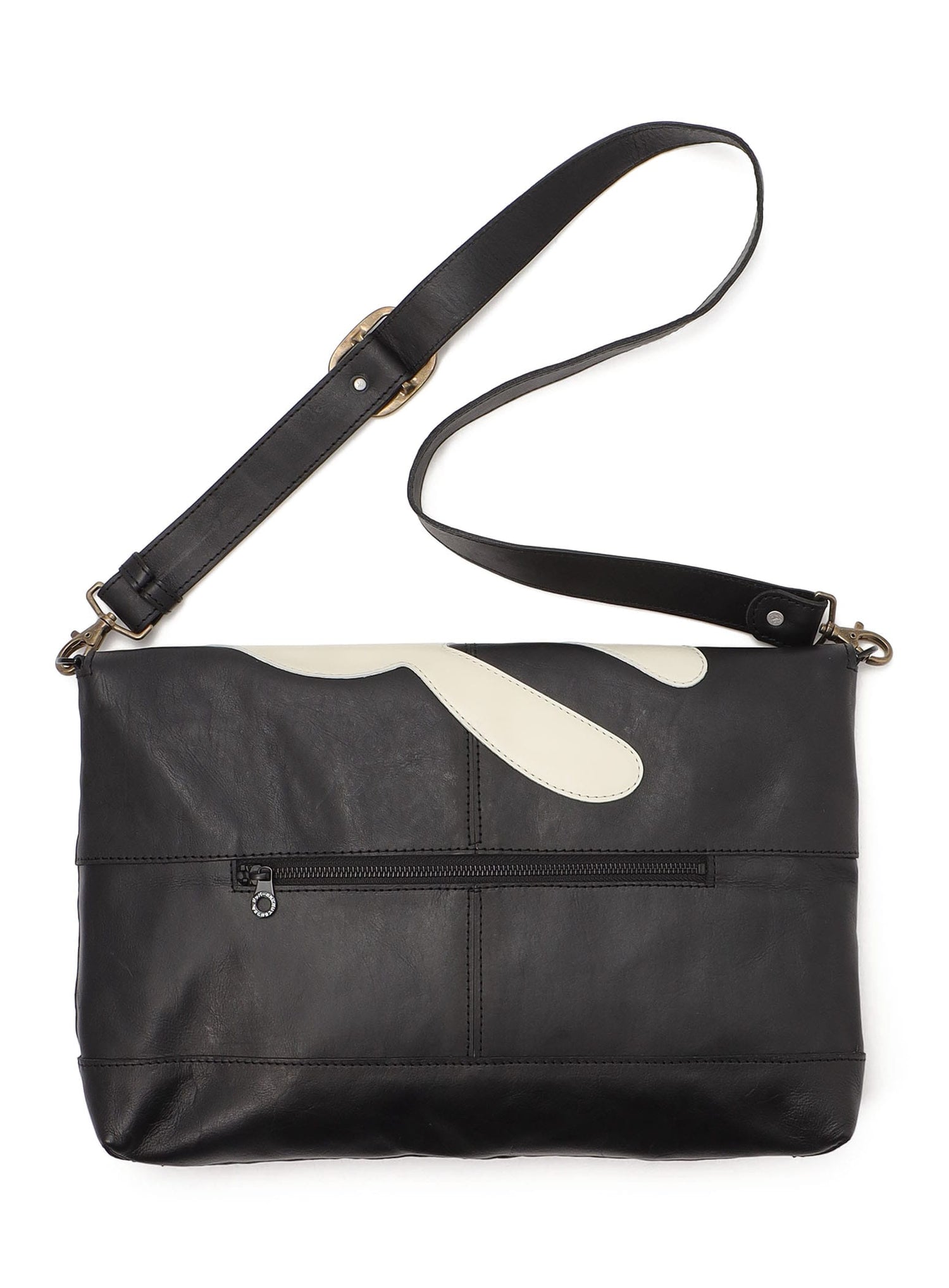 CUNE × robita レザーメッシュショルダーバッグ L