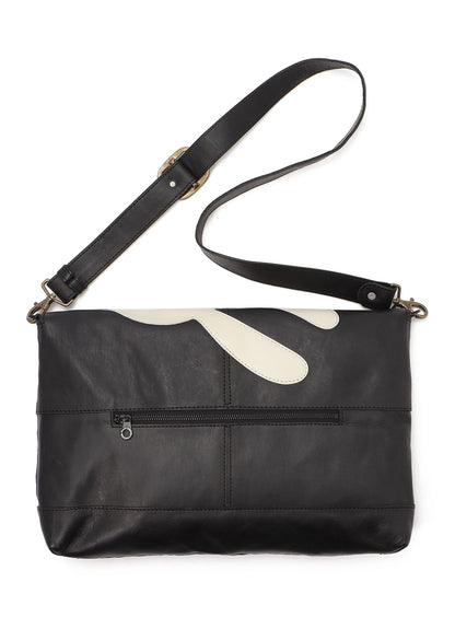 CUNE × robita レザーメッシュショルダーバッグ L