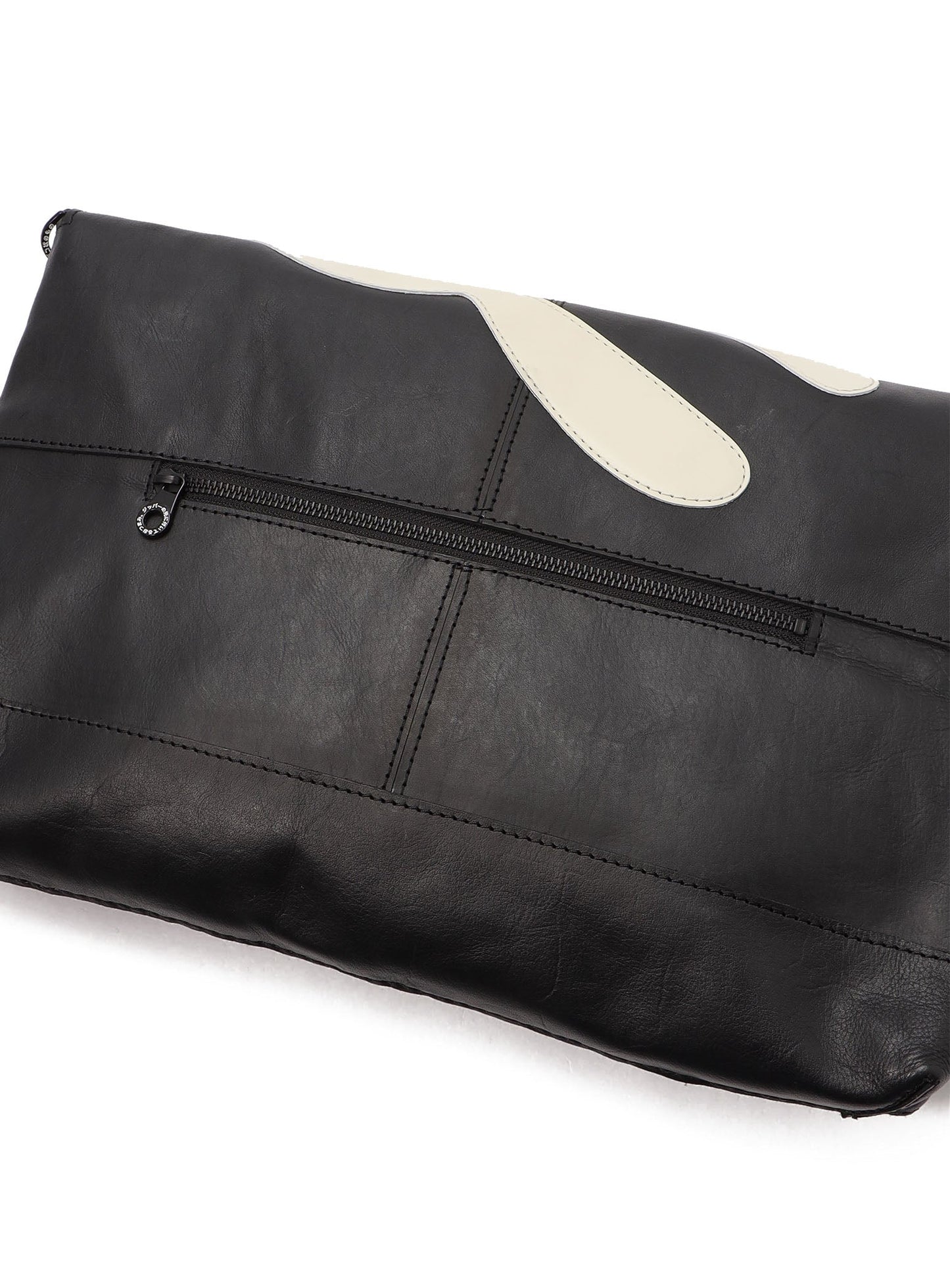 CUNE × robita レザーメッシュショルダーバッグ L