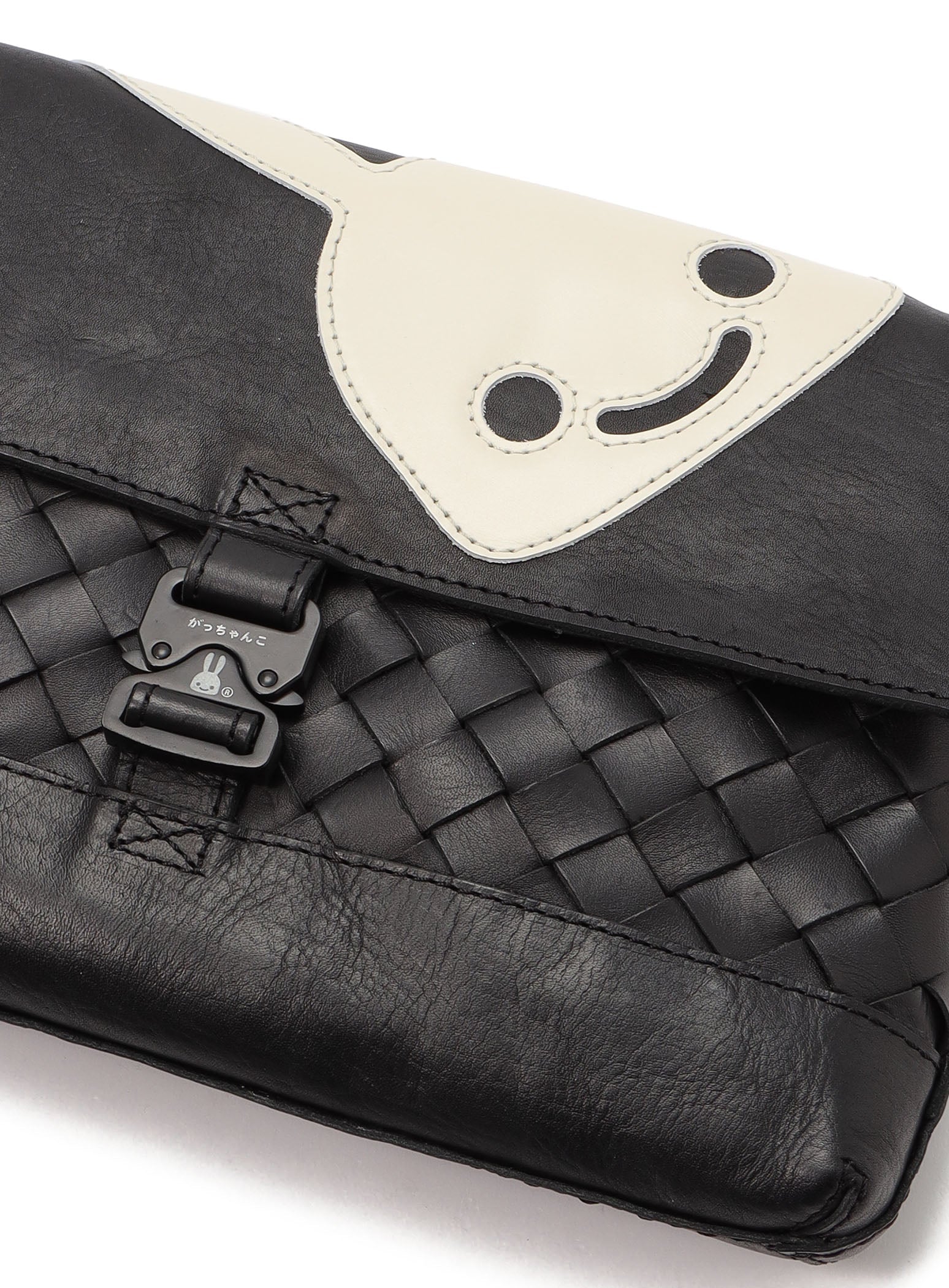 CUNE×robita レザー丸ハンドルバック CUNE × robita レザーメッシュショルダーバッグ M