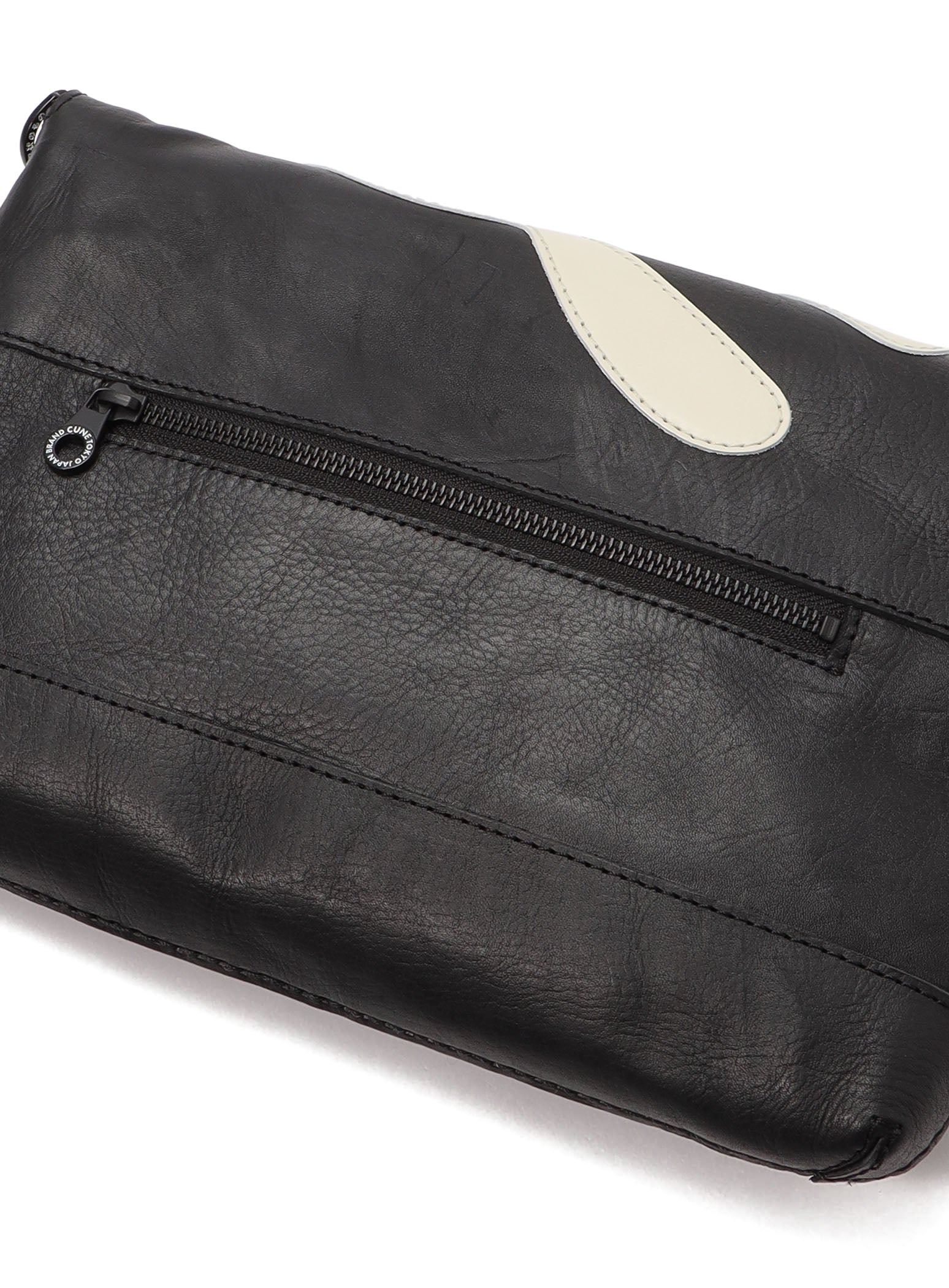 CUNE × robita レザーメッシュショルダーバッグ M