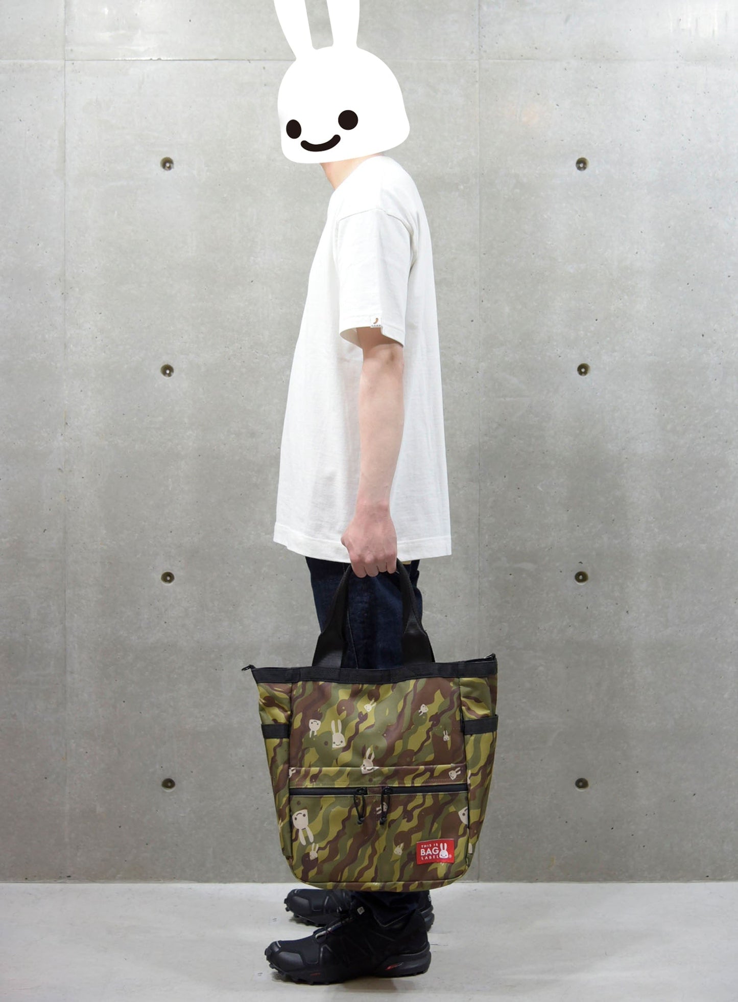 へび迷彩2WAYトートバッグ