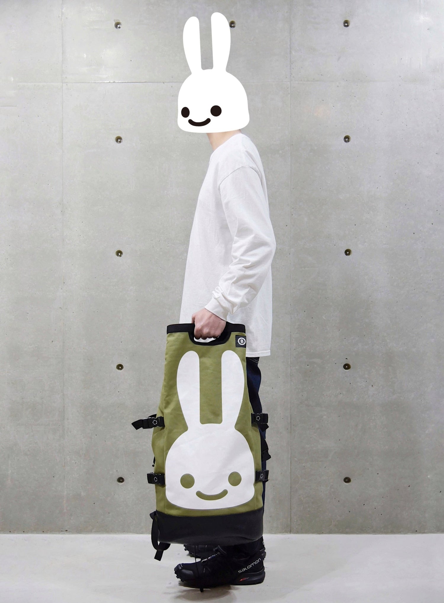 底レザーロールバックパック