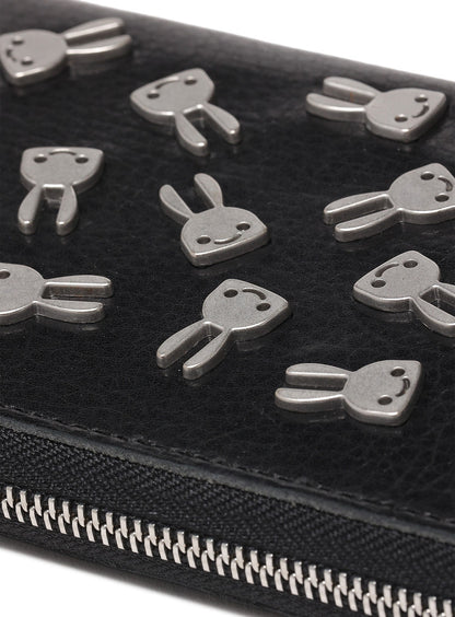 ランダムウサギスタッズロングウォレット