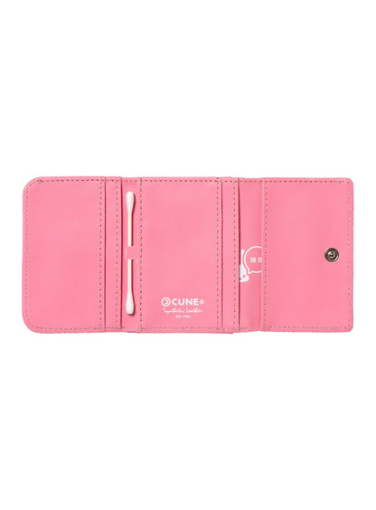 ほわほわうさぎ三つ折りがま口ウォレット