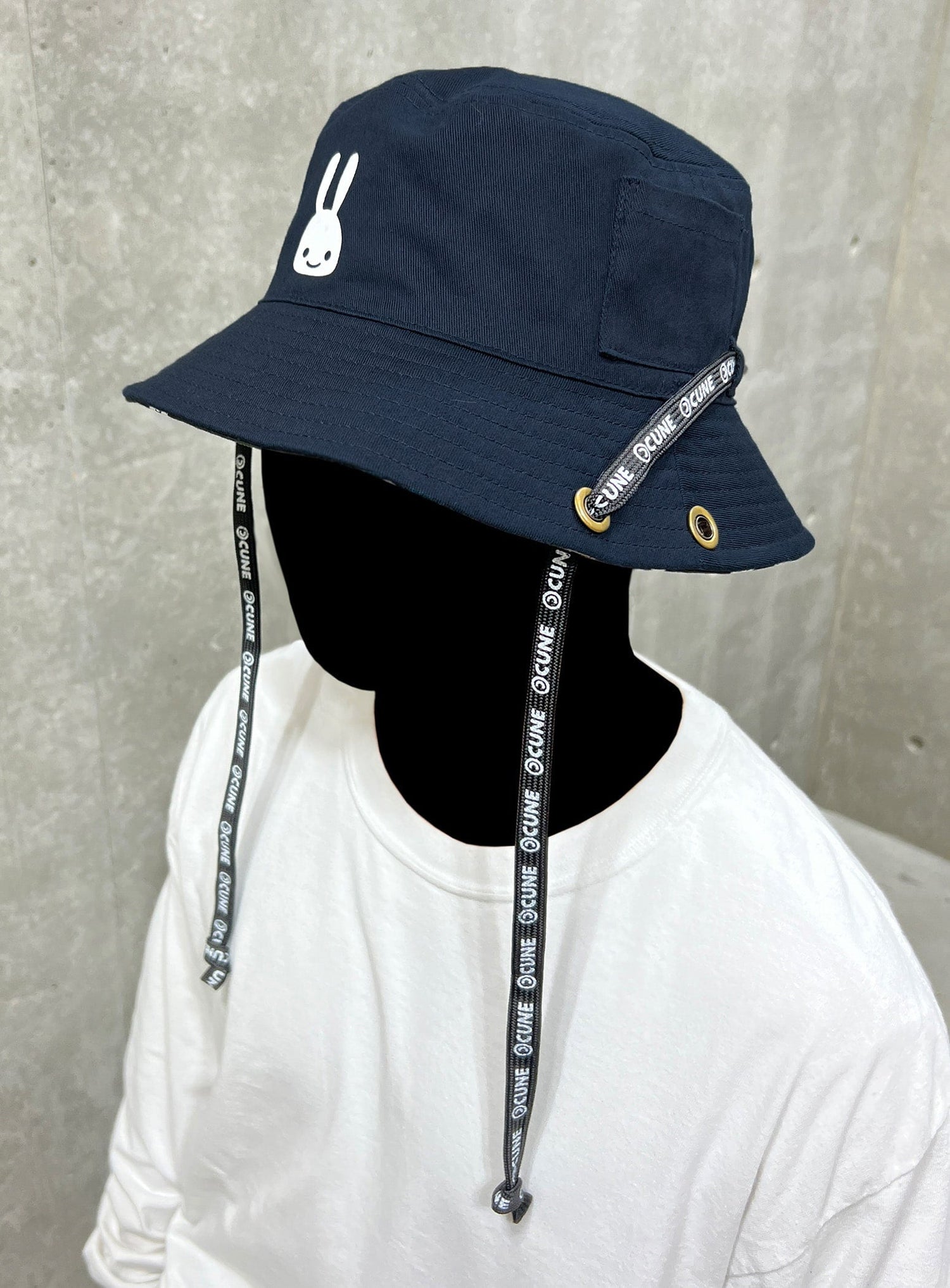 リバーシブルバケットハット