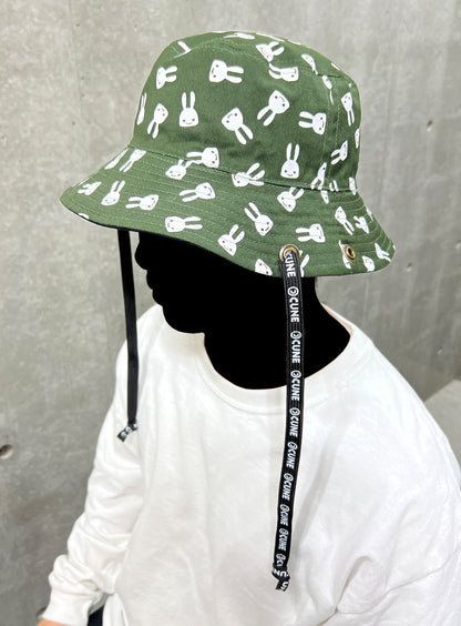 リバーシブルバケットハット