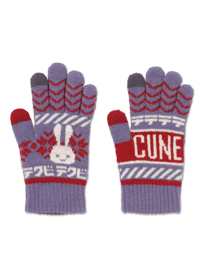 雪柄の手袋2
