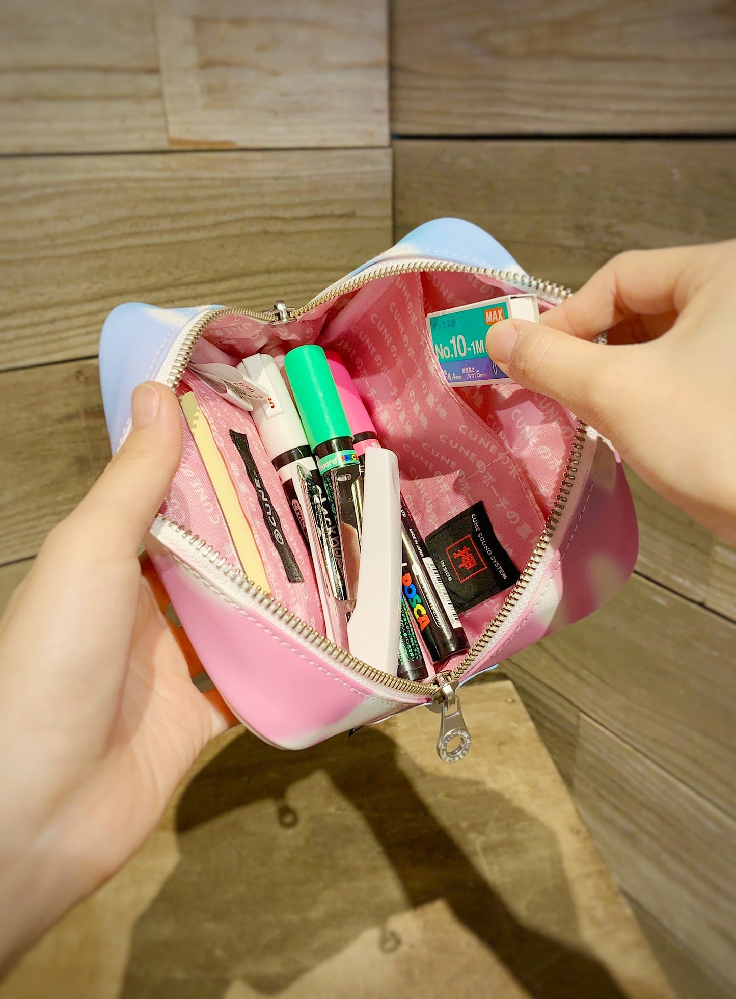 ほわほわうさぎポーチ