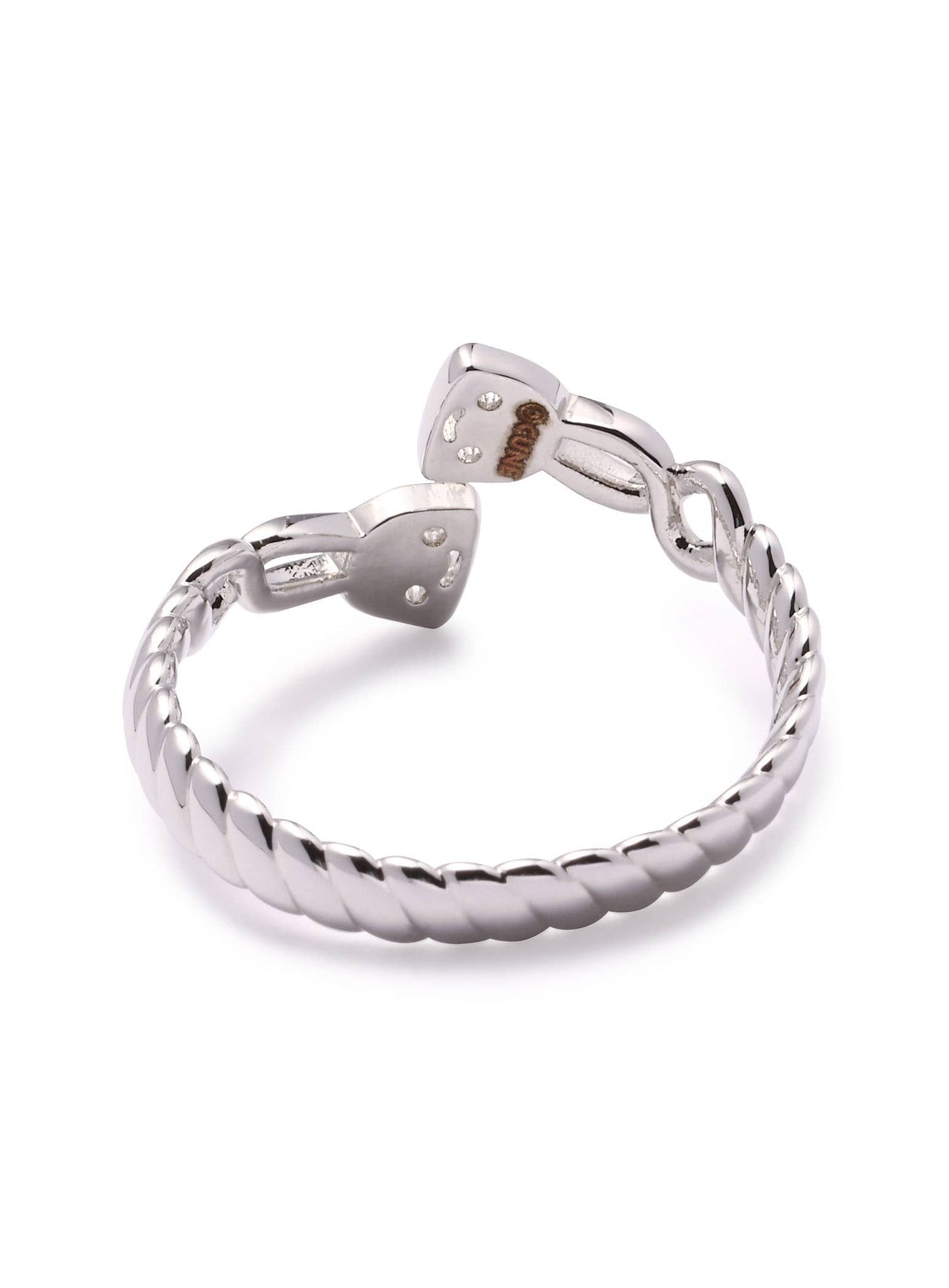 うさぎのみみねじねじリング