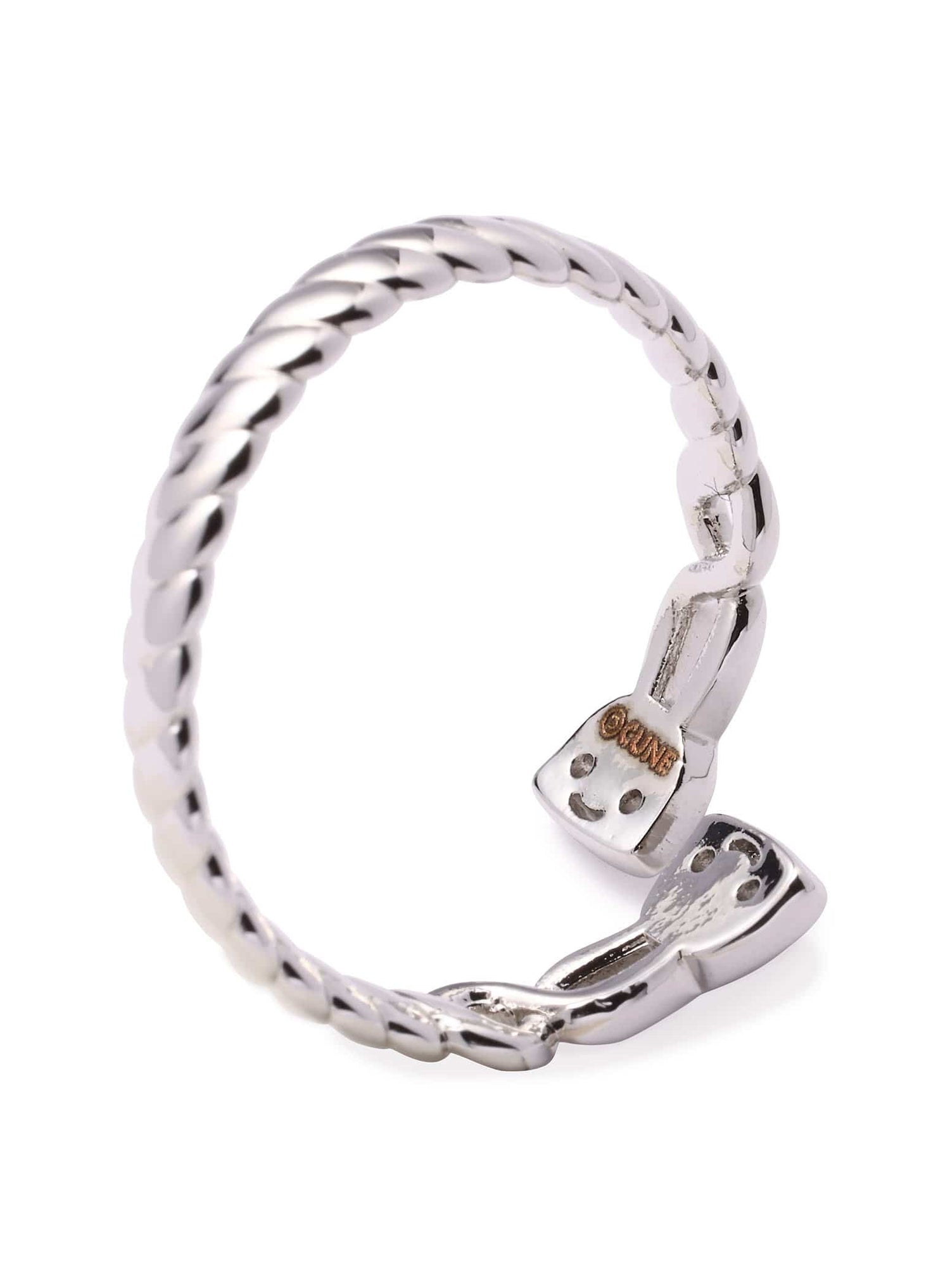 うさぎのみみねじねじリング