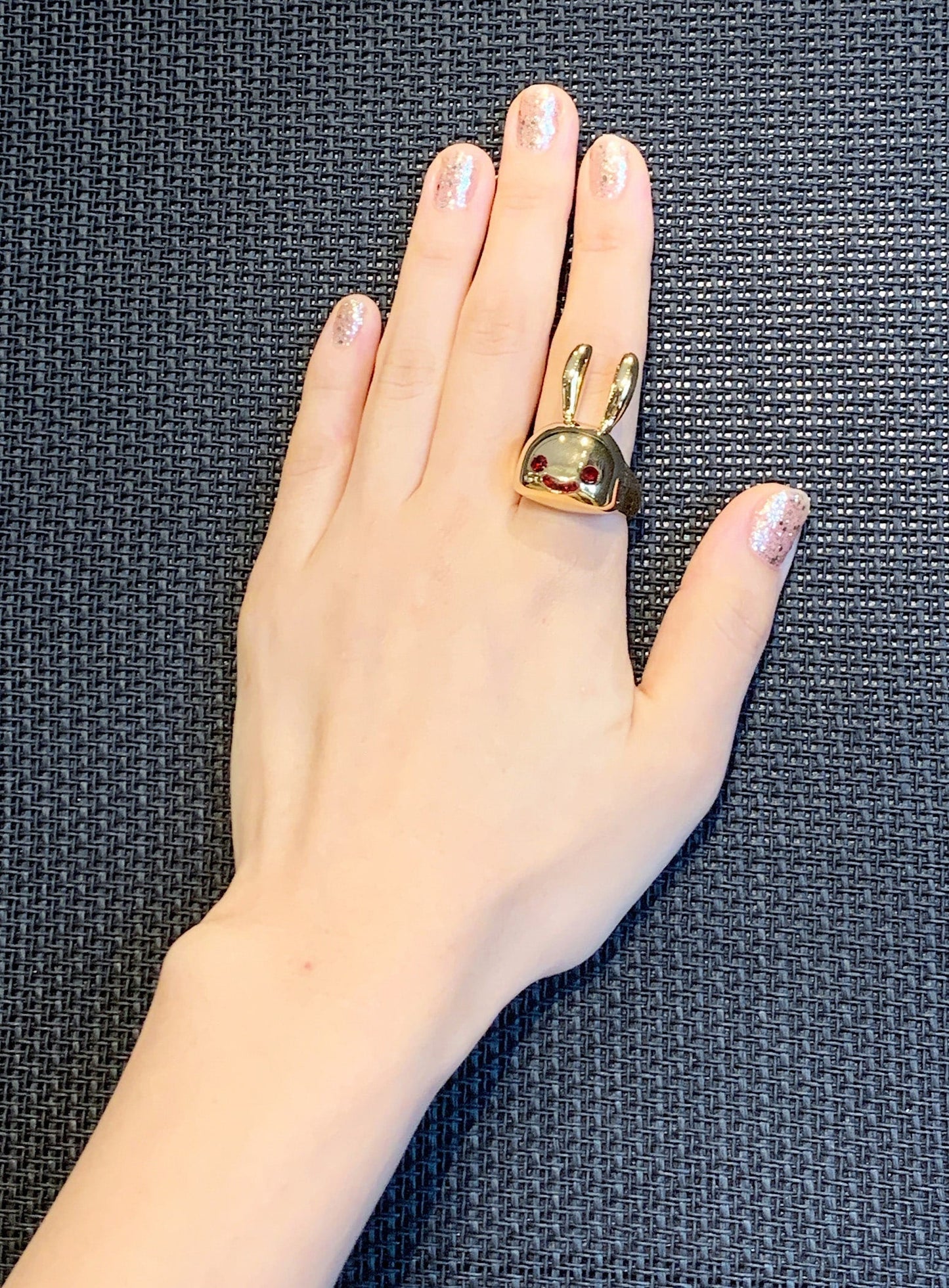 つるつるリング ガーネット