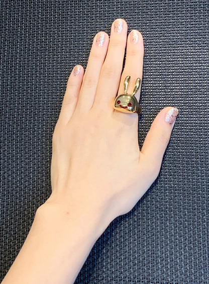 つるつるリング ガーネット