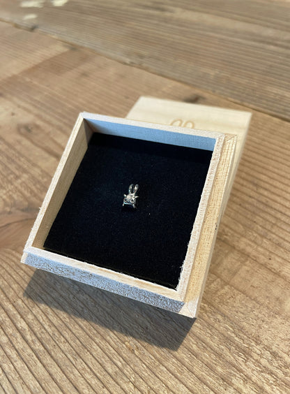 SLV925 ウサギピアス 1P