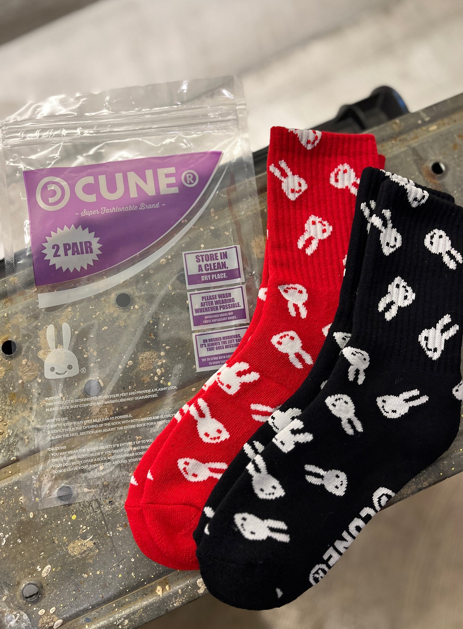 CUNEクルーソックス 2パックセット