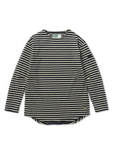 BOAT NECK LONG SLEEVE T-SHIRT BORDER 10月