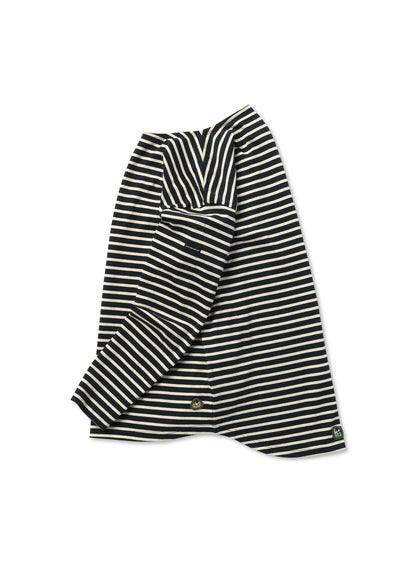 BOAT NECK LONG SLEEVE T-SHIRT BORDER 10月