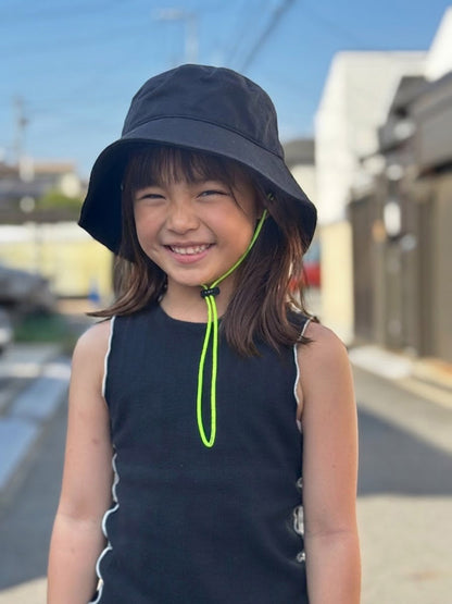 小さいサイズのバケットハット ぼうし