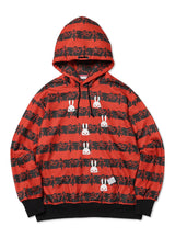ジャギ Border Hoodie