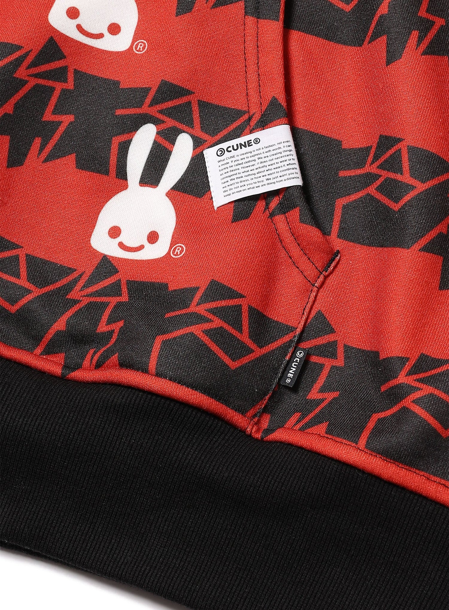 ジャギ Border Hoodie