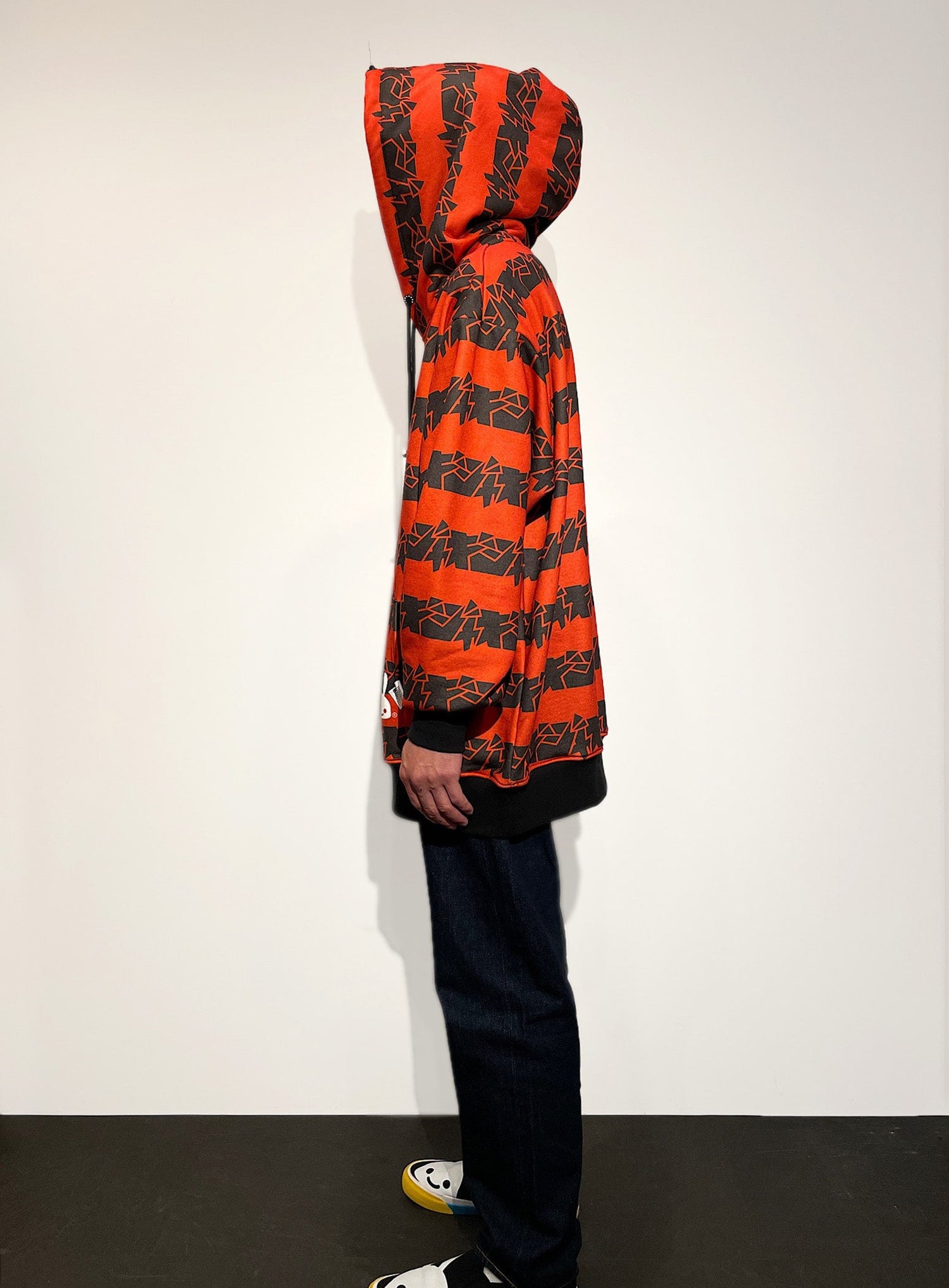 ジャギ Border Hoodie