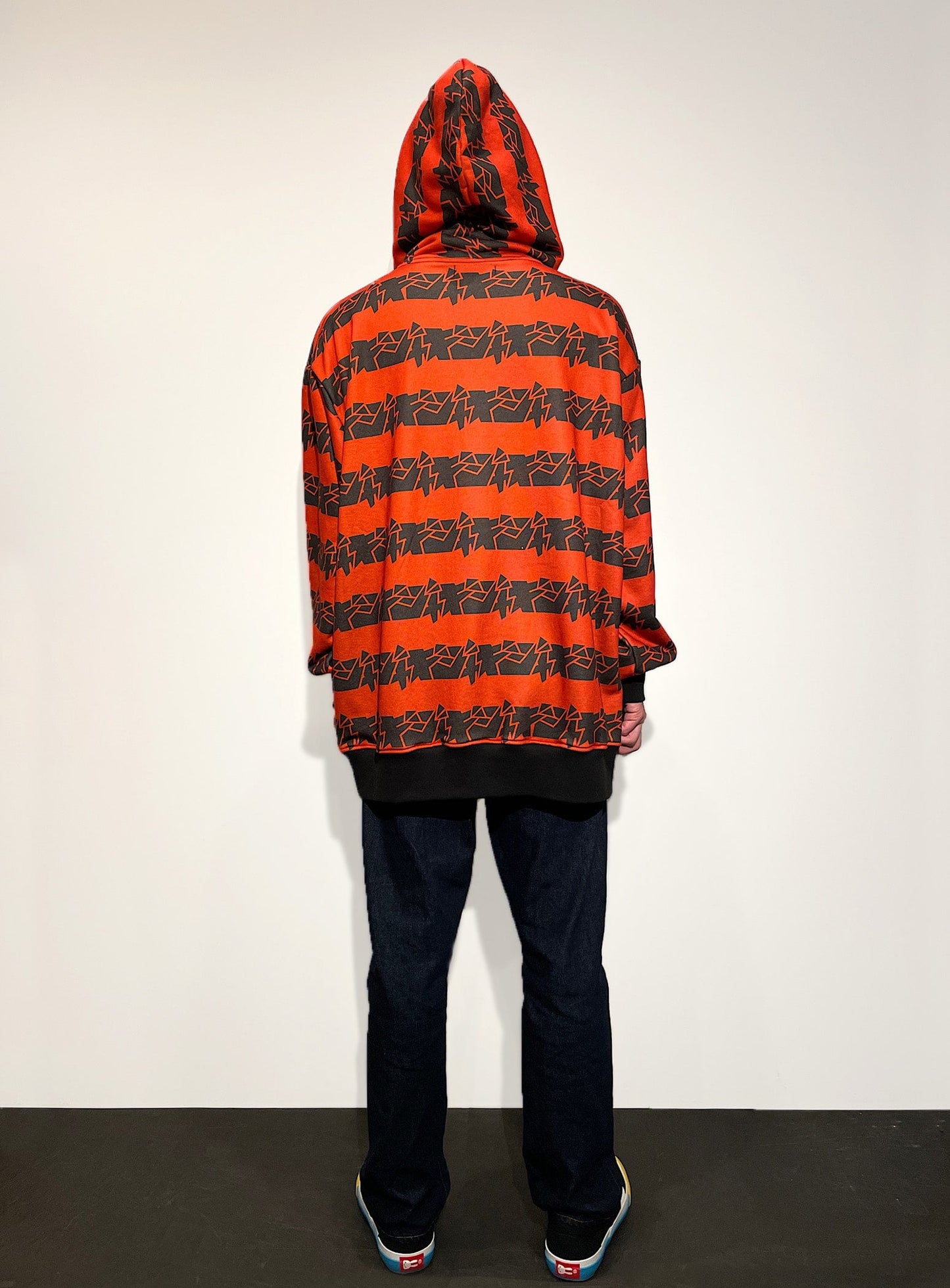 ジャギ Border Hoodie